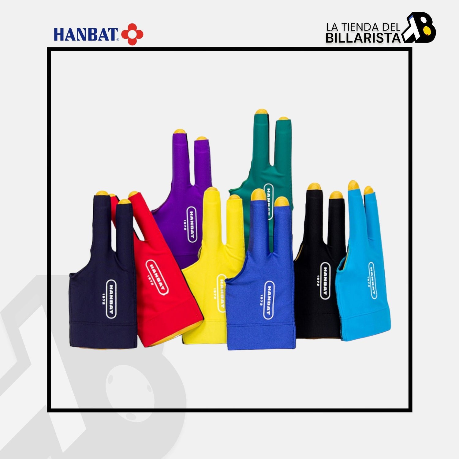 Guantes profesionales para billar.